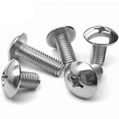M5 – 0.8 Stainless Steel Phillips Truss Head Machine Screws Cross Recessed Bolts