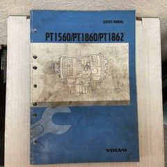 VOLVO PT1560 PT1860 PT1863 TRANSMISSION SERVICE REPAIR OVERHAUL MANUAL BOOK