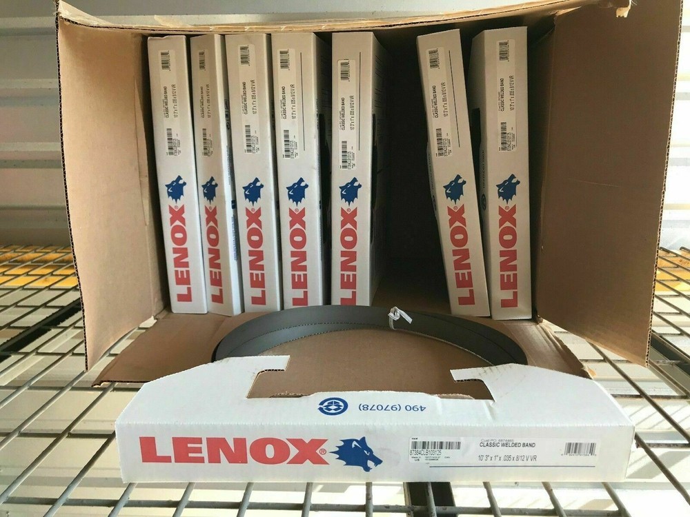 ONE(1) NEW Lenox Classic 10′ 3″ X 1″ X .035 X 8/12 V VR Certified Band Saw Blade