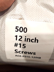 ACE 12″ #15 COMMERCIAL ROOFING SCREWS 12-inch FASTENERS FM Approved *LOT OF 50*