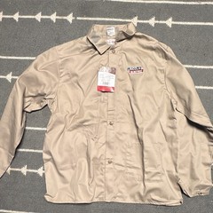 Lincoln Electric FR Khaki Cloth Welding Jacket Traditional Length XL K3317