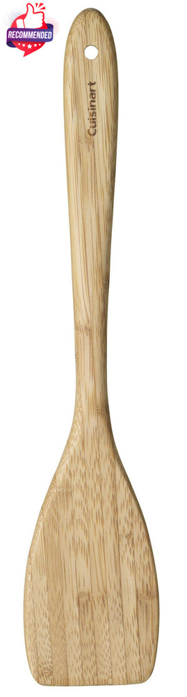 GreenGourmet Bamboo Solid Turner Cooking Utensil 15 Inch