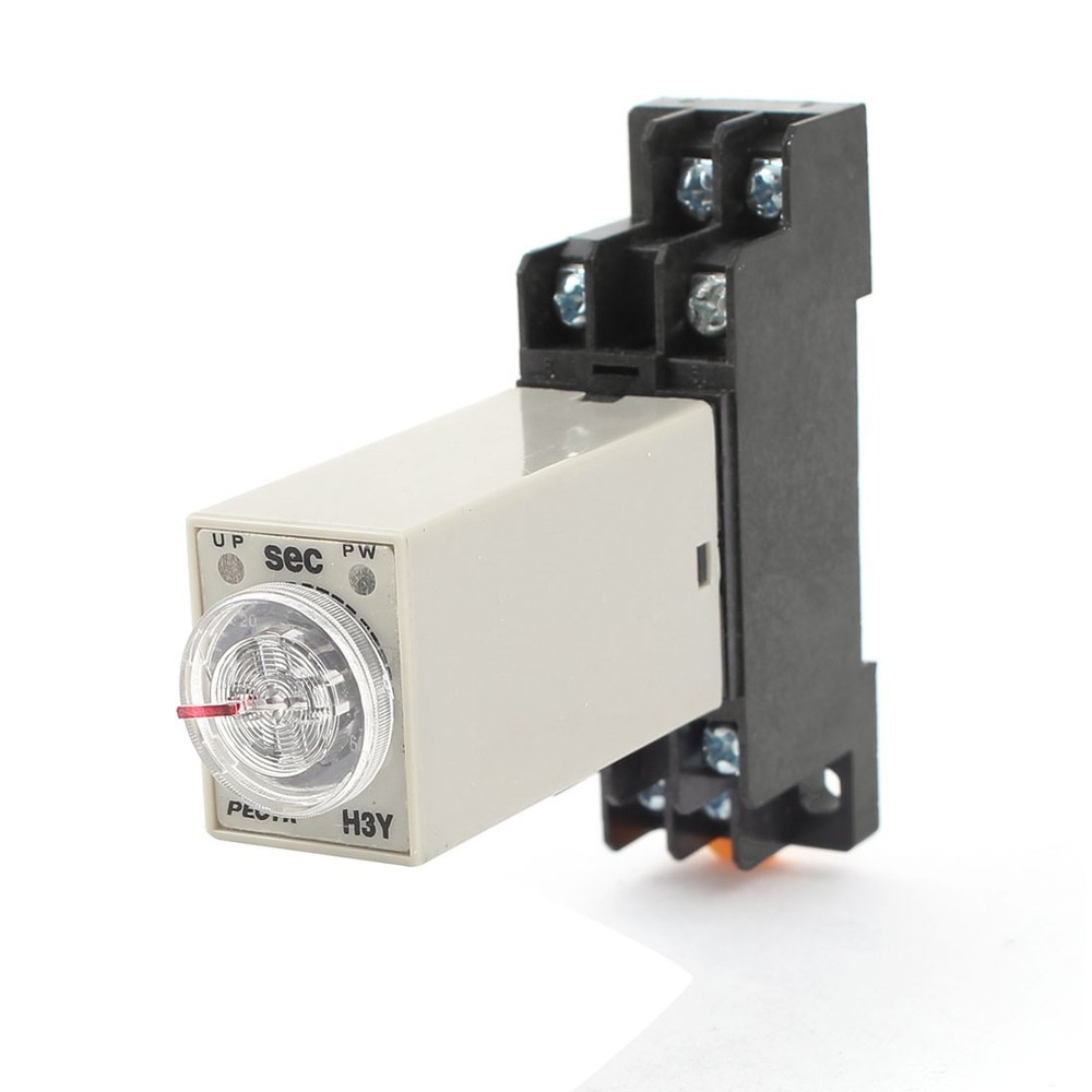AC 110V H3Y-2 Power On Time Delay Relay Solid State Timer 0-60S DPDT