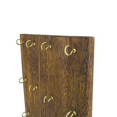 Earring Braclet Display Wooden Rotating 2-Sided Jewelry Display Stand Organizer