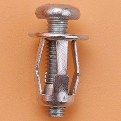 100Expansion Screw Petal Nut,Petal Shape Metal Nut with Screws Easy Installation