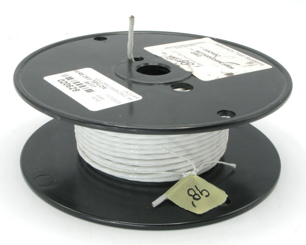 M27500U26RC3S09-0/9/2 26/3 Shielded Silver Coated Copper FEP Jacketed Wire, 98ft