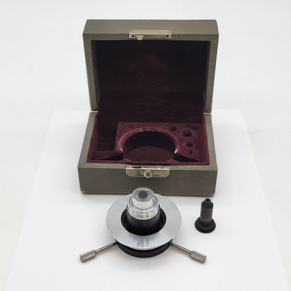 AO American Optical Microscope Darkfield Condenser 1.15 to 1.25 SL. TH. w. Case