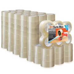144 Rolls Carton Sealing Clear Packing Tape Box Shipping – 2 mil 2″ x 110 Yards