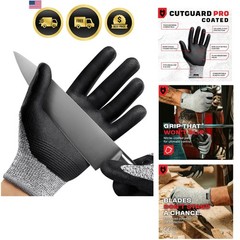Professional Cut Resistant Work Gloves for Men and Women with Firm Grip and W…