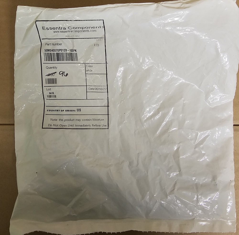 Essentra 50M40070P012 Nylon Pan Phillips Screw M4x0.70mm 12mm long (96)