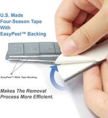 1/4oz, 0.25oz, Grey, Adhesive Stick on Wheel Weights, EasyPeel Type. Cars, Truck