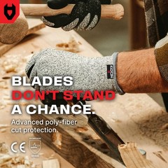 Professional Cut Resistant Work Gloves for Men and Women with Firm Grip and W…