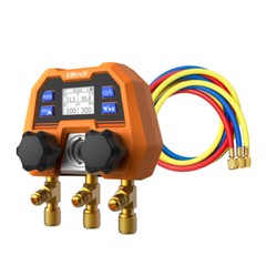 Elitech Manifold Gauge App Control ARTEMIS DMG-4B+Refrigerant Charging Hose Set