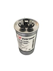 80+7.5µf x 440 VAC MULTI-PURPOSE RUN CAPACITOR, 50/60Hz ROUND TYPE