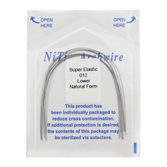 Dental Orthodontic Niti Arch Wire Elastic Rectangular Round Arcos de Ortodoncia