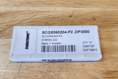 SECO SCGX060204-P2 New Carbide Inserts 09915 Grade DP3000 10pcs