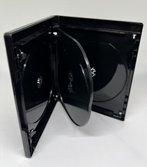 5 PCS NEW 15mm 4K ULTRA HD BLACK 4-DISC CASE, BOOKLET CLIPS, PS4-15MM UHD