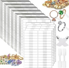 200/2000 Blank Jewelry Price Tags Jewelry Stickers Necklace Ring Display Labels