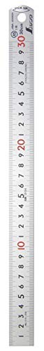 Shinwa Sokutei Pickup Scale Silver cm Display Top and Bottom 1mm Pitch 30cm JIS