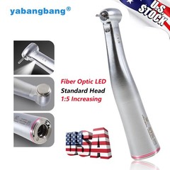 yabangbang/sandent Dental 1:5 Increasing Fiber Optic LED Contra Angle Handpiece