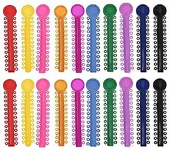 Dental Orthodontic Power Chain Ligature Ties Elastic Rubber Bands for Brackets