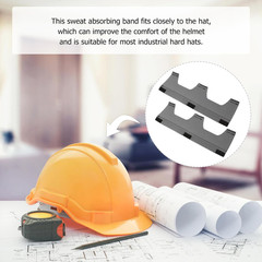 Detachable Washable Hard Hat Sweatband Reusable Safety Helmet Liner Soft Spon…