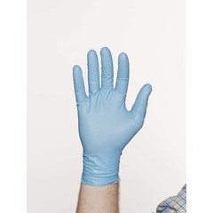Showa 9905Pfxl 9905Pf, Disposable Gloves, 6 Mil Palm, Nitrile, 11 In L,
