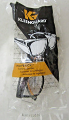 KleenGuard 49312 Maverick Black Frame Clear Anti Fog Lens Safety Glasses 1/Pair