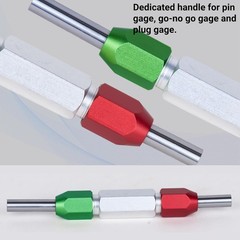 Double End Gage Handle Aluminum Alloy Pin Gage Holder No Handle (6-7mm)