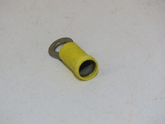 500Pcs 12-10AWG 3/16″ Insulated Ring Terminals Wire Crimp Connector Yellow