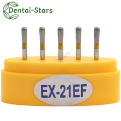 5Pcs/Box Dental FG Diamond Burs 10 Sizes EX 11-EX24 Bur For High Speed Handpiece