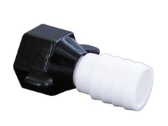 234-2926 Shurflo Hex Swivel Straight 1/2 FNPT x 1/2 Barb Polypropylene