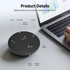 SVBONY Conference Speaker and Microphone Portable Speakerphone for Home Office