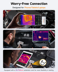 FOXWELL RT100 Thermal Camera Infrared Imaging High Resolution for Android Type-C