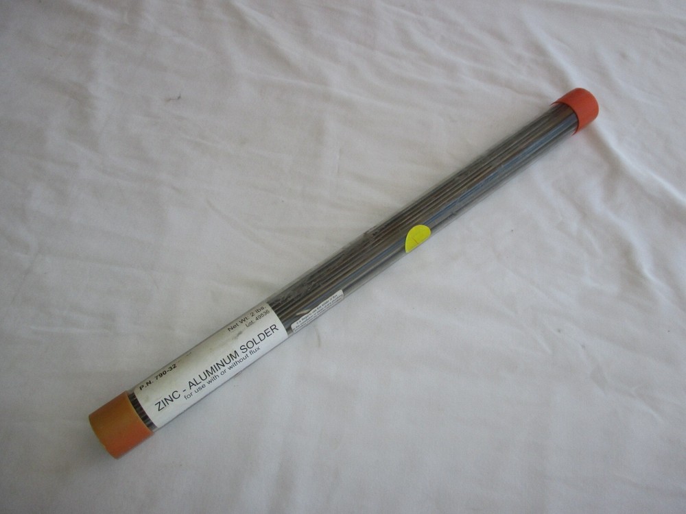 Zinc-Aluminum Soldering Rod for aluminum, 2 pounds