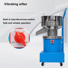 Powder Sifter Stainless Steel Soy Milk Filter Electric Vibrating Screen Machine