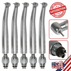 5* Dental High Speed Handpiece WITH Quick Coupler 4Hole Swivel Coupling Fit KaVo