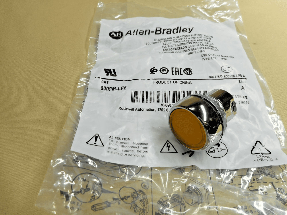 10pcs New Allen Bradley 800FM-LF5 push button operator (NIB)