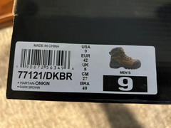 Skechers Work Shoes, mens size 9, Brown, Waterproof, Steel Toe, Memory Foam, NEW