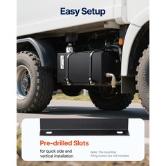 Hydraulic Reservoir Oil Tank Fuel Tank 10 Gal Steel with Filter& Tank Gauge