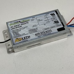ACE AC-50CD1.05UVTS Dimming 50W LED Driver Switchable 500-700-1050mA, 33-48VDC