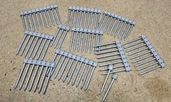 HILTI X-DNI 62MX 34386 – 62mm or 2-1/2” collated galvanized nails – 82 count