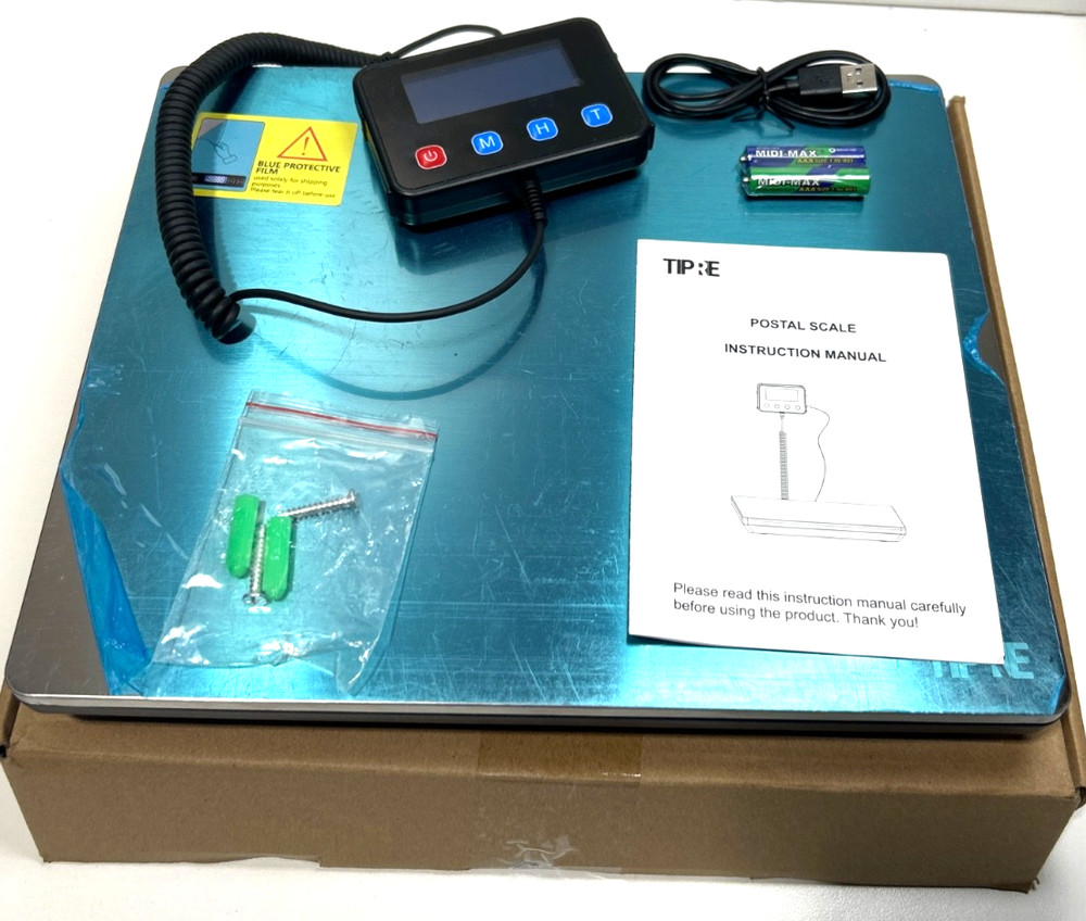 TIPRE Digital Postal Scale 440lb/0.5oz Commercial Shipping Scale