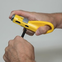 Coax Cable Radial Stripper Hand Powered Utility RG Cable Prep Tool