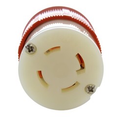 30A 480V NEMA L16-30R 4-Prong Locking Female Connector Assembly by AC WORKS®
