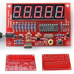 DIY Kits Automatic 1Hz-50MHz Crystal Oscillator Frequency Counter Tester Meter c