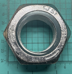 1-1/2-6 Grade 5 Finished Hex Nuts Electro Zinc Plated Steel, JS, Free US Ship