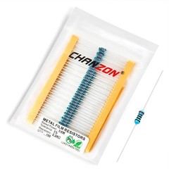 100pcs 2.2K Ω ohm Resistor 1/4W 0.25W 2k2 Metal Film Fixed Resistor 0.01 ±1% …