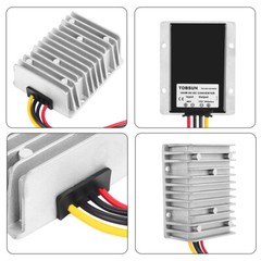 DC 48V to DC 12V 30A 360W Converter Step Down Voltage Reducer for Golf Cart Car