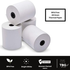 3 1/8” x 230′ Thermal Paper Rolls – BPA FREE – – Receipt paper rolls – Point…